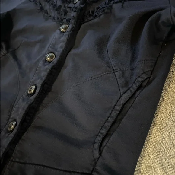Women’s Prairie Underground Navy Knit Jacket Sz S - Picture 4 of 8